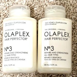 NEW Lot of 2 Full Size Olaplex Hair Perfector No. 3 100ml/3.3 fl.oz each